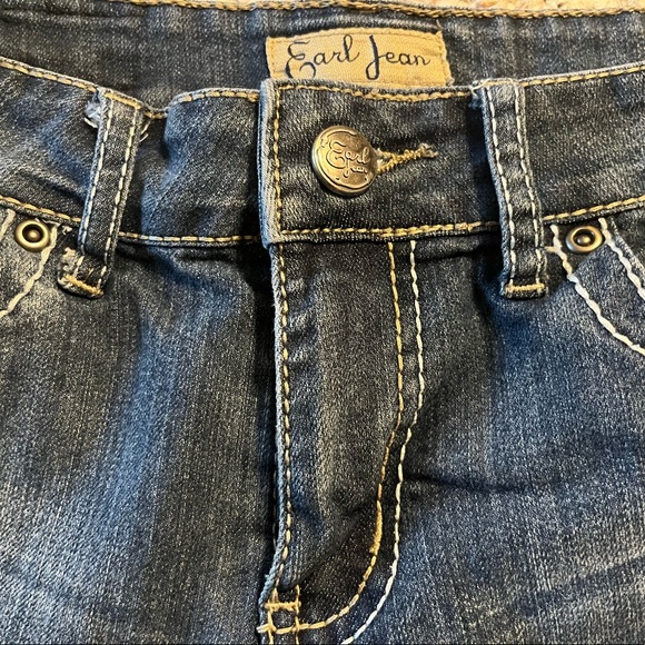 Womens Earl Jean denim shorts SZ 4 - Picture 2 of 6